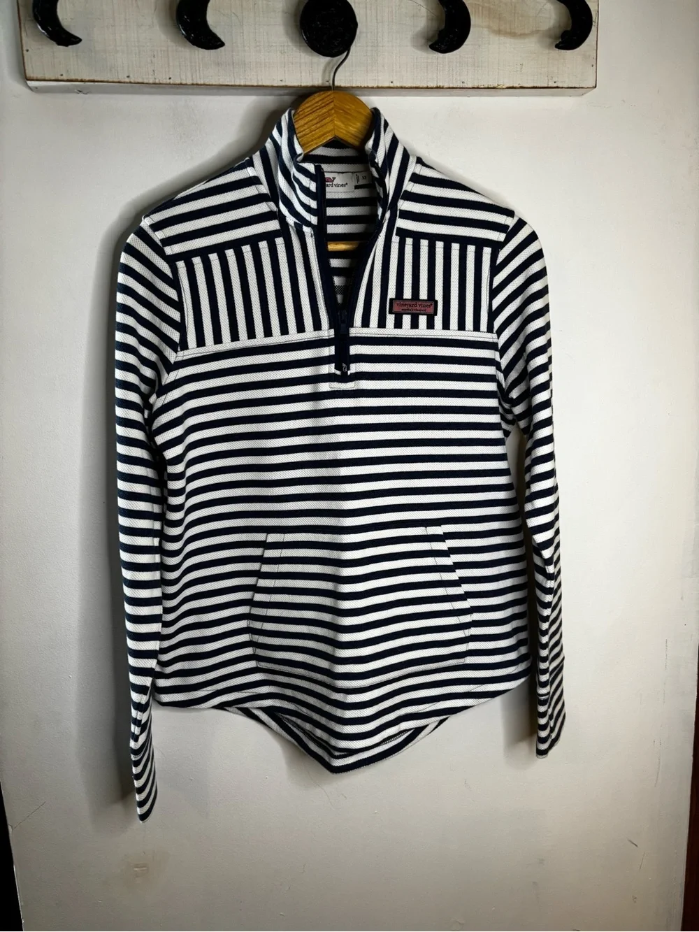 Vineyard Vines Relaxed Fit The Shep Shirt Striped Half-Zip Pullover